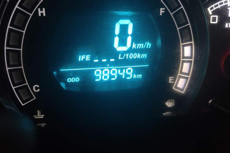 Used Great Wall M4 2012 1.5L Manual Comfort Version Odometer Close Up