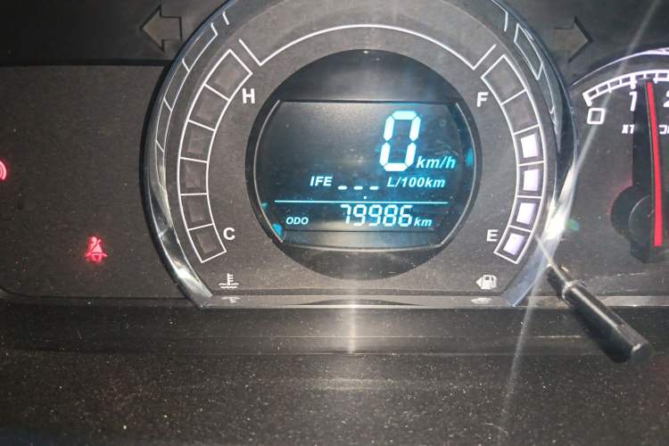 Used Great Wall M4 2012 1.5L Manual Comfort Version Odometer Close Up