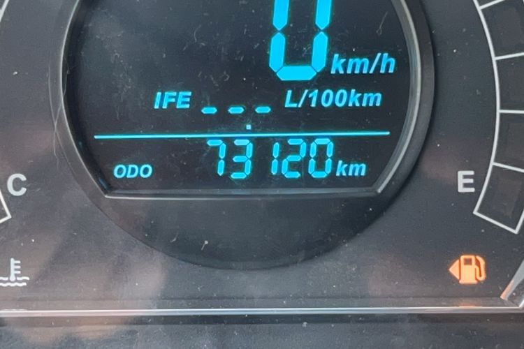 Used Great Wall M4 2012 1.5L Manual Comfort Version Odometer Close Up