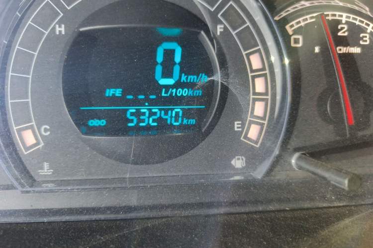 Used Great Wall M4 2012 1.5L Manual Luxury Version Odometer Close Up