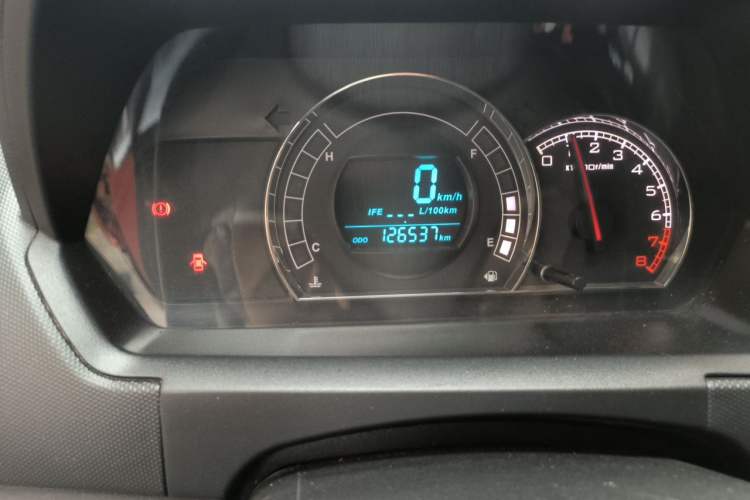 Used Great Wall M4 2012 1.5L Manual Comfort Version Odometer Close Up