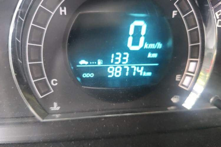 Used Great Wall M4 2012 1.5L Manual Luxury Version Odometer Close Up