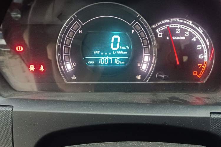 Used Great Wall M4 2012 1.5L Manual Luxury Version Odometer Close Up