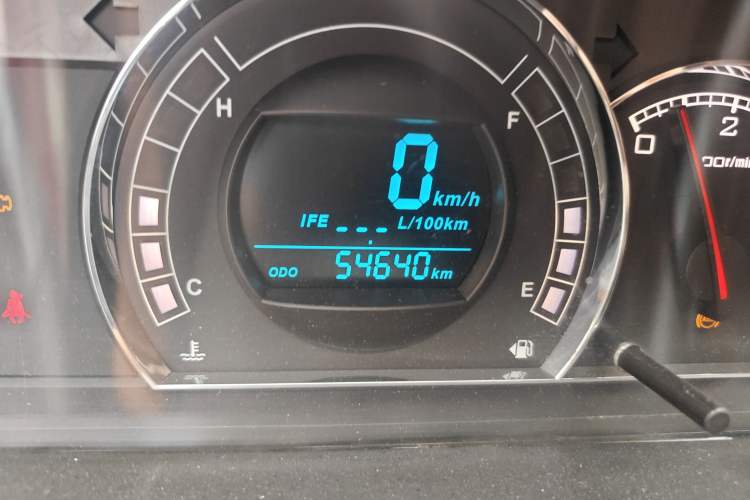 Used Great Wall M4 2012 1.5L Manual Luxury Version Odometer Close Up