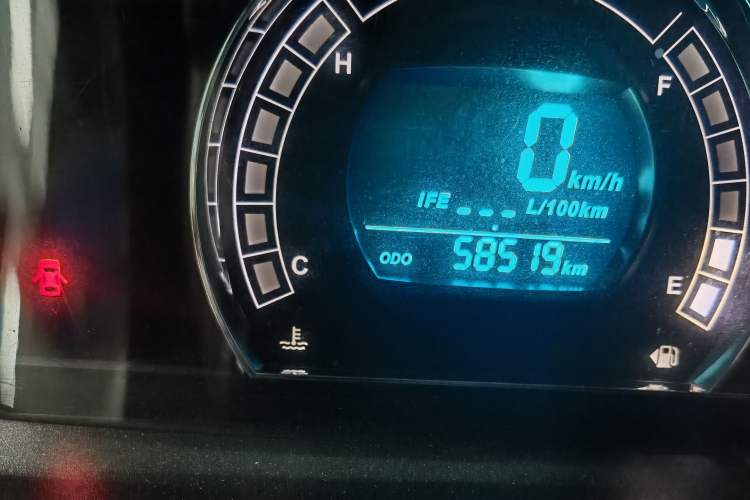 Used Great Wall M4 2012 1.5L Manual Luxury Version Odometer Close Up