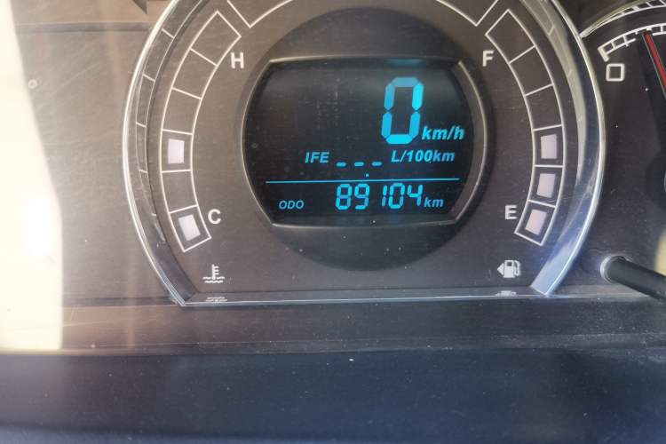 Used Great Wall M4 2012 1.5L Manual Luxury Version Odometer Close Up