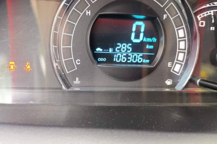 Used Great Wall M4 2012 1.5L Manual Luxury Version Odometer Close Up