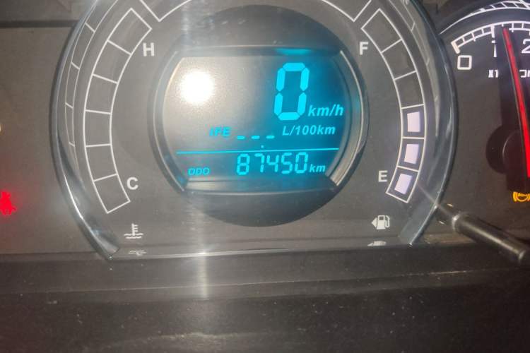 Used Great Wall M4 2012 1.5L Manual Luxury Version Odometer Close Up