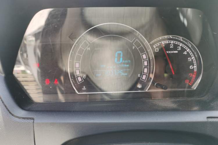 Used Great Wall M4 2012 1.5L Manual Luxury Version Odometer Close Up
