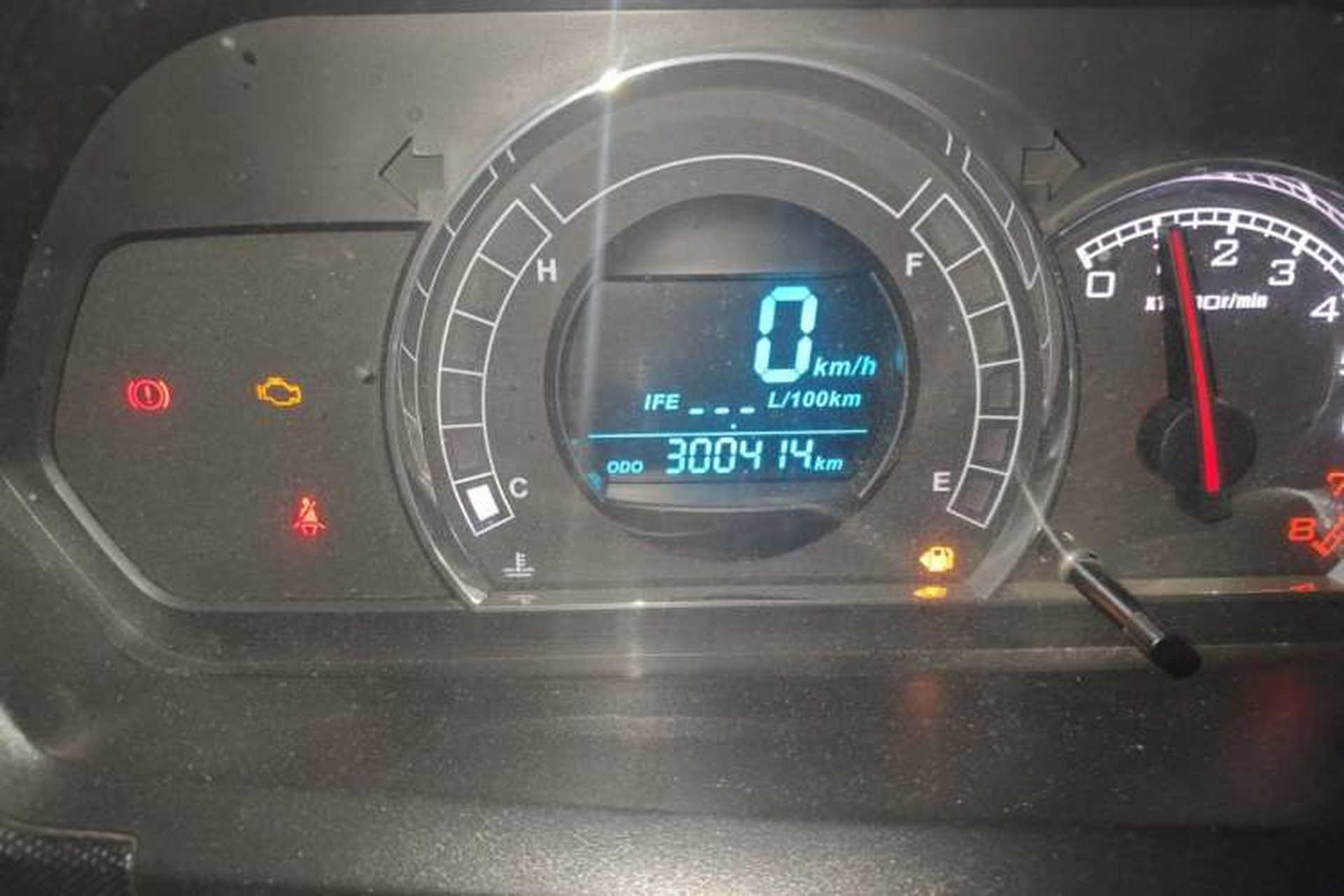 Used Great Wall M4 2012 1.5L Manual Comfort Version Odometer Close Up