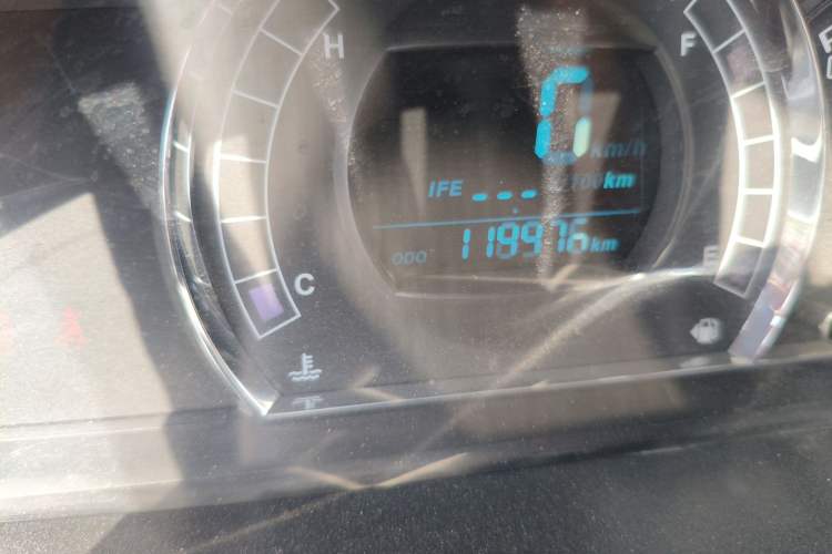 Used Great Wall M4 2012 1.5L Manual Luxury Version Odometer Close Up