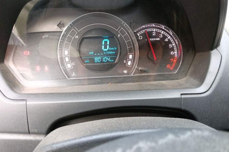 Used Great Wall M4 2012 1.5L Manual Luxury Version Odometer Close Up