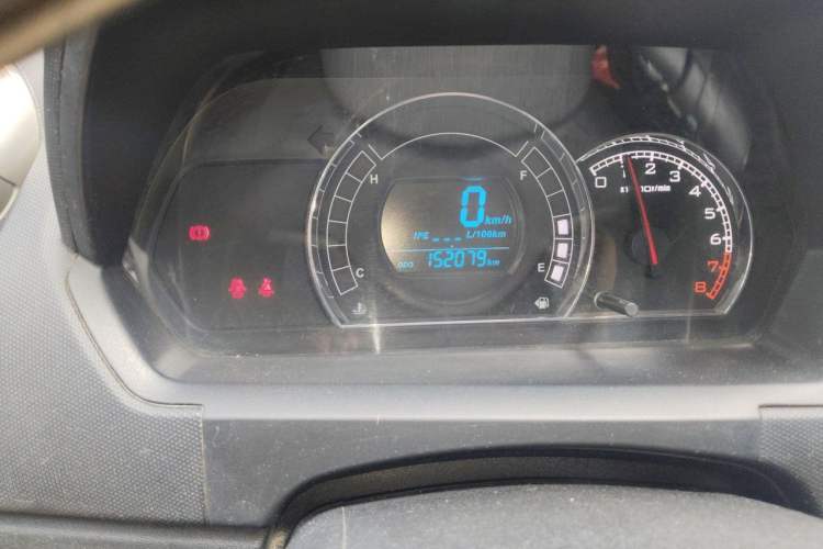 Used Great Wall M4 2012 1.5L Manual Comfort Version Odometer Close Up
