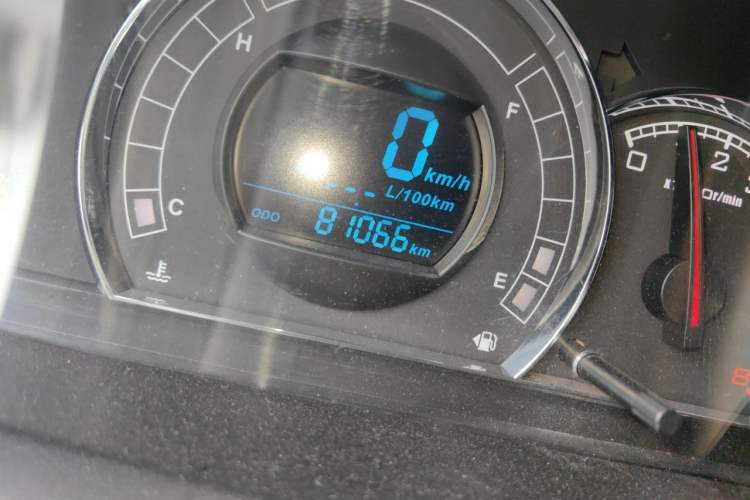 Used Great Wall M4 2012 1.5L Manual Comfort Version Odometer Close Up