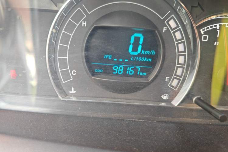 Used Great Wall M4 2012 1.5L Manual Luxury Version Odometer Close Up