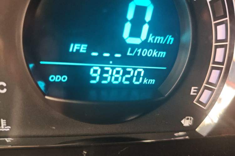 Used Great Wall M4 2012 1.5L Manual Comfort Version Odometer Close Up