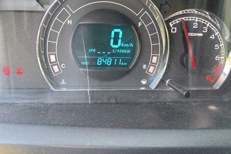 Used Great Wall M4 2012 1.5L Manual Luxury Version Odometer Close Up
