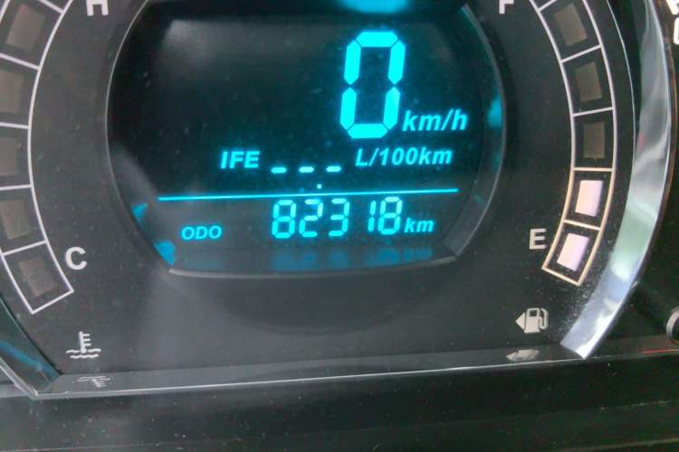 Used Great Wall M4 2012 1.5L Manual Luxury Version Odometer Close Up