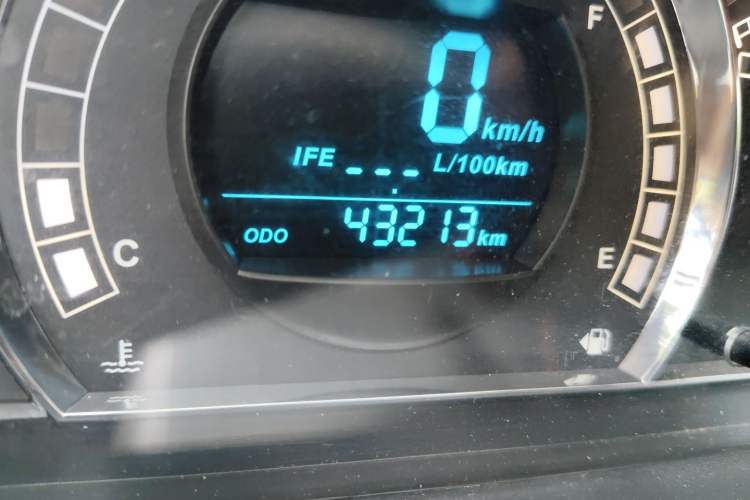 Used Great Wall M4 2012 1.5L Manual Luxury Version Odometer Close Up