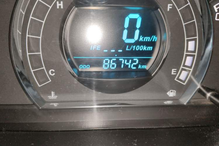Used Great Wall M4 2012 1.5L Manual Comfort Version Odometer Close Up