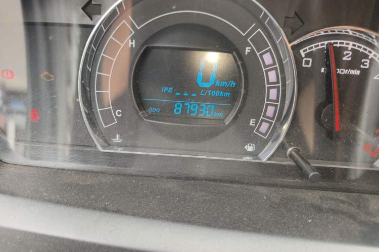 Used Great Wall M4 2012 1.5L Manual Luxury Version Odometer Close Up