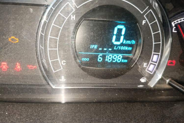 Used Great Wall M4 2012 1.5L Manual Luxury Version Odometer Close Up