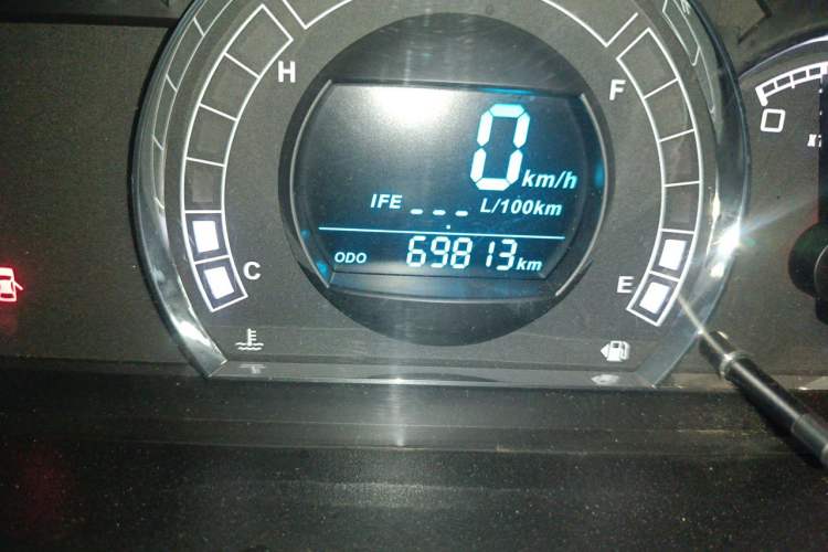 Used Great Wall M4 2012 1.5L Manual Luxury Version Odometer Close Up