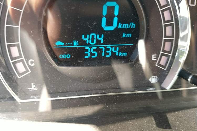 Used Great Wall M4 2012 1.5L Manual Luxury Version Odometer Close Up
