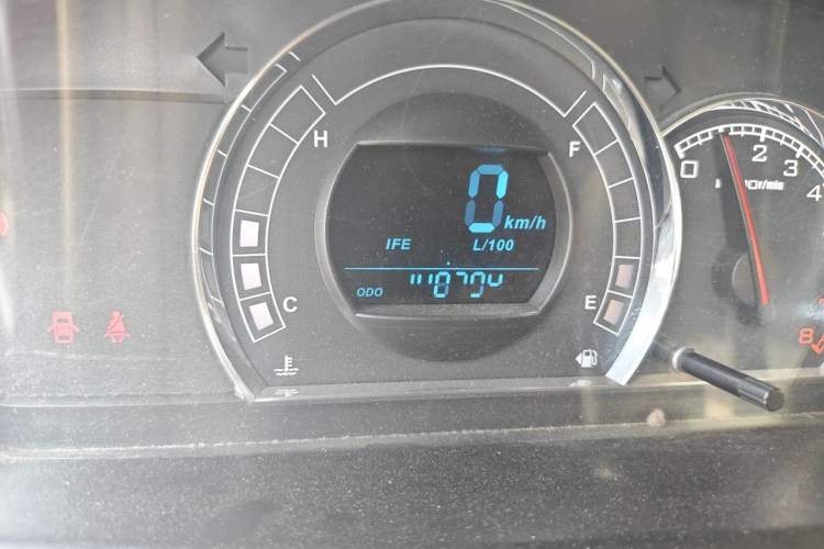 Used Great Wall M4 2012 1.5L Manual Comfort Version Odometer Close Up