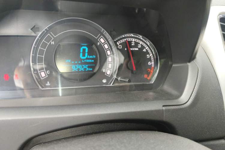 Used Great Wall M4 2012 1.5L Manual Luxury Version Odometer Close Up