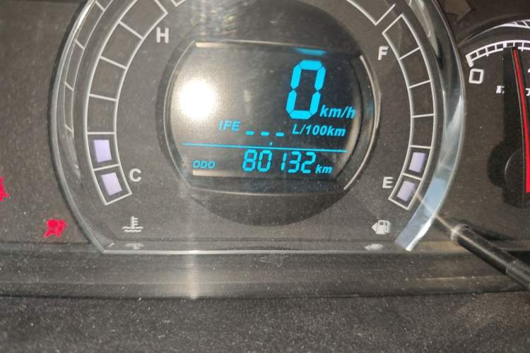 Used Great Wall M4 2012 1.5L Manual Luxury Version Odometer Close Up