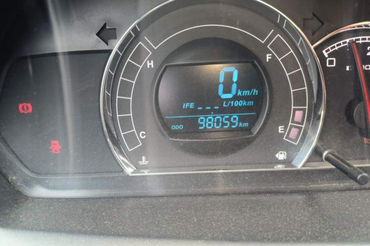 Used Great Wall M4 2012 1.5L Manual Luxury Version Odometer Close Up