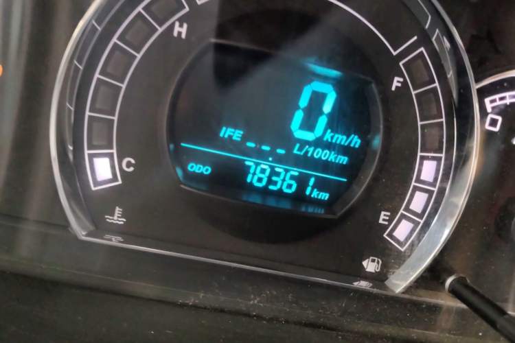 Used Great Wall M4 2012 1.5L Manual Luxury Version Odometer Close Up