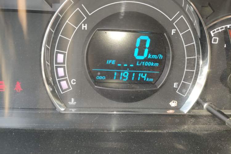 Used Great Wall M4 2012 1.5L Manual Comfort Version Odometer Close Up