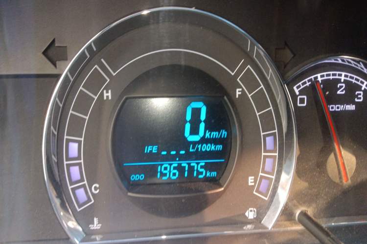 Used Great Wall M4 2012 1.5L Manual Comfort Version Odometer Close Up