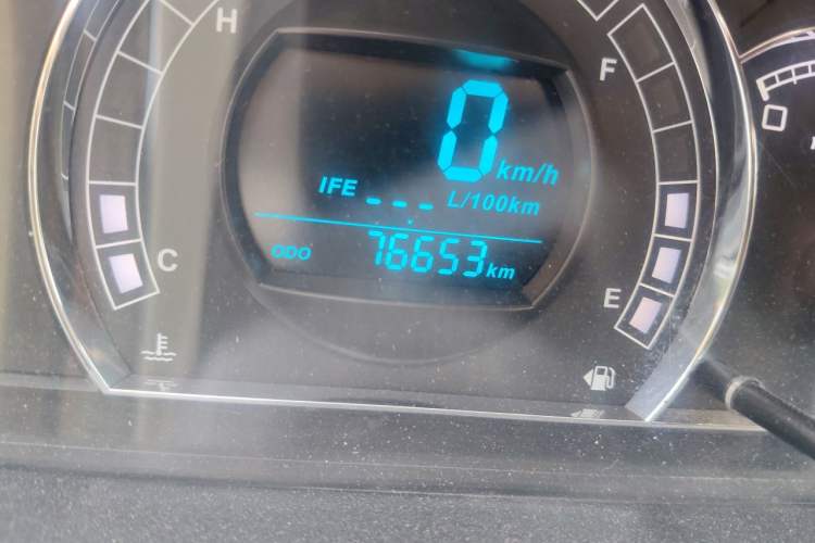 Used Great Wall M4 2012 1.5L Manual Luxury Version Odometer Close Up