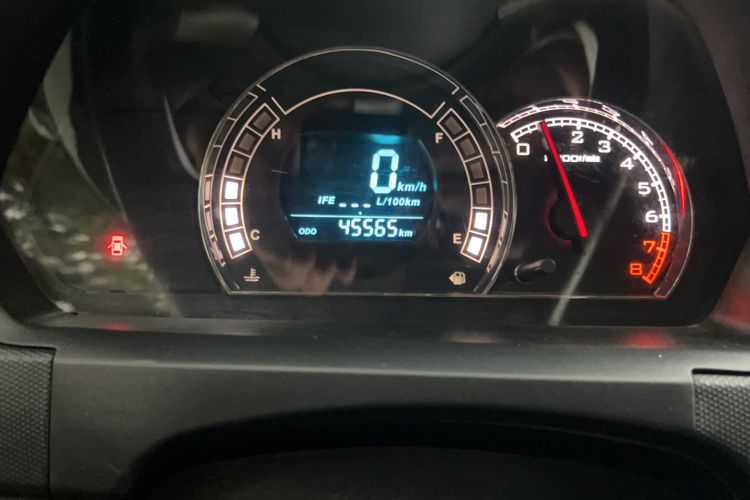 Used Great Wall M4 2012 1.5L Manual Comfort Version Odometer Close Up