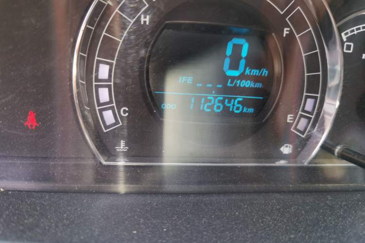 Used Great Wall M4 2012 1.5L Manual Comfort Version Odometer Close Up