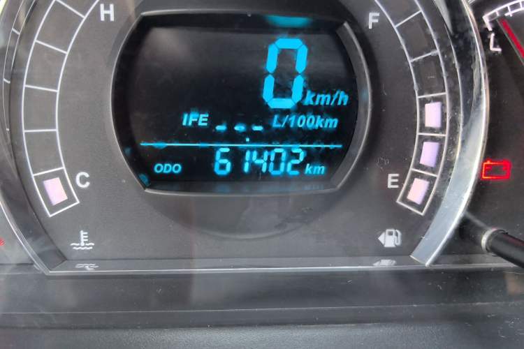 Used Great Wall M4 2012 1.5L Manual Comfort Version Odometer Close Up