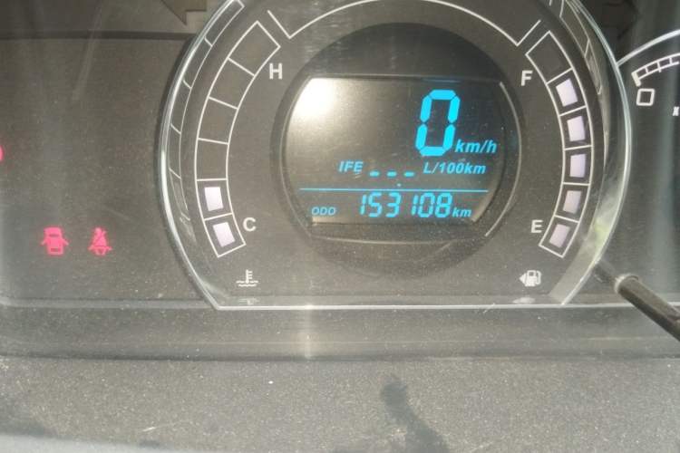 Used Great Wall M4 2012 1.5L Manual Comfort Version Odometer Close Up