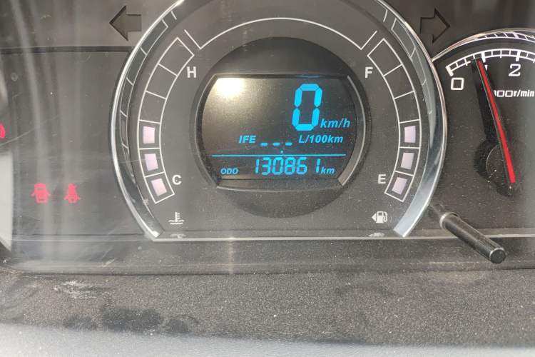 Used Great Wall M4 2012 1.5L Manual Luxury Version Odometer Close Up