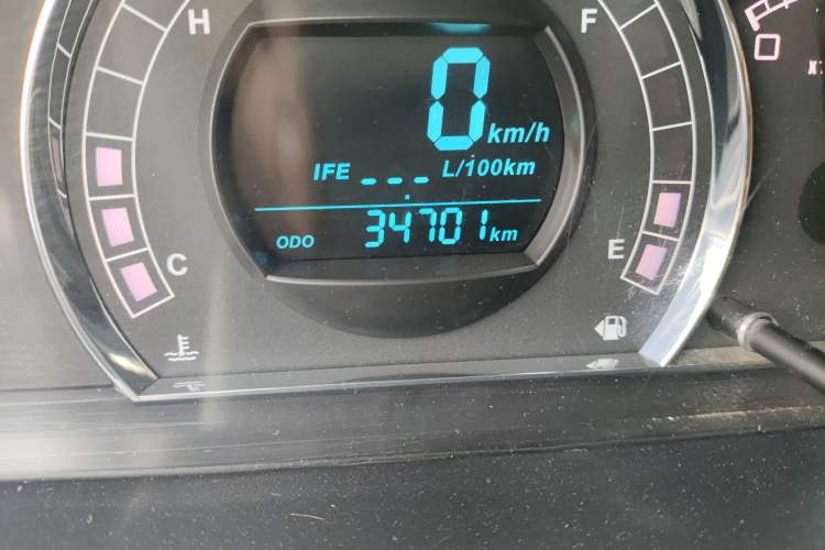 Used Great Wall M4 2012 1.5L Manual Luxury Version Odometer Close Up