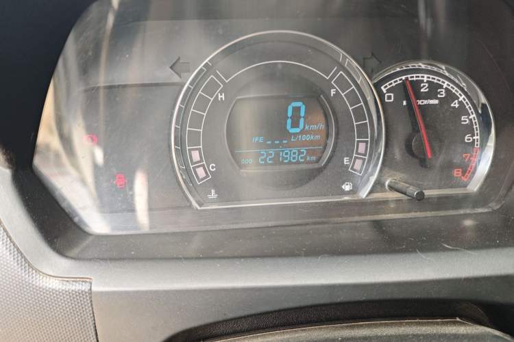 Used Great Wall M4 2012 1.5L Manual Luxury Version Odometer Close Up