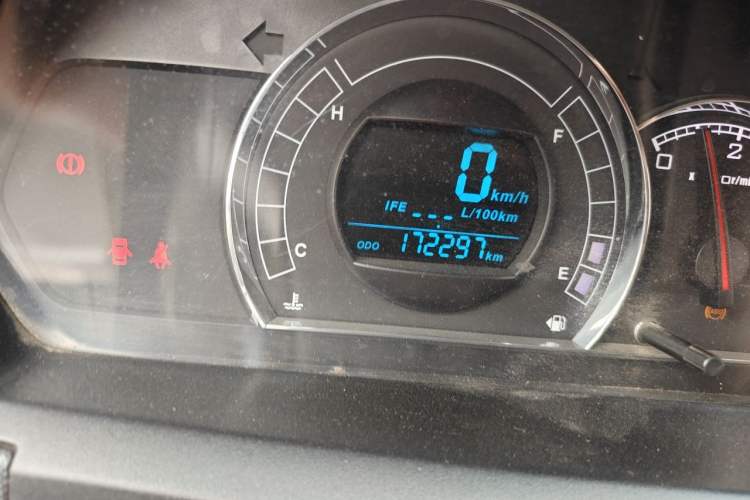 Used Great Wall M4 2012 1.5L Manual Luxury Version Odometer Close Up