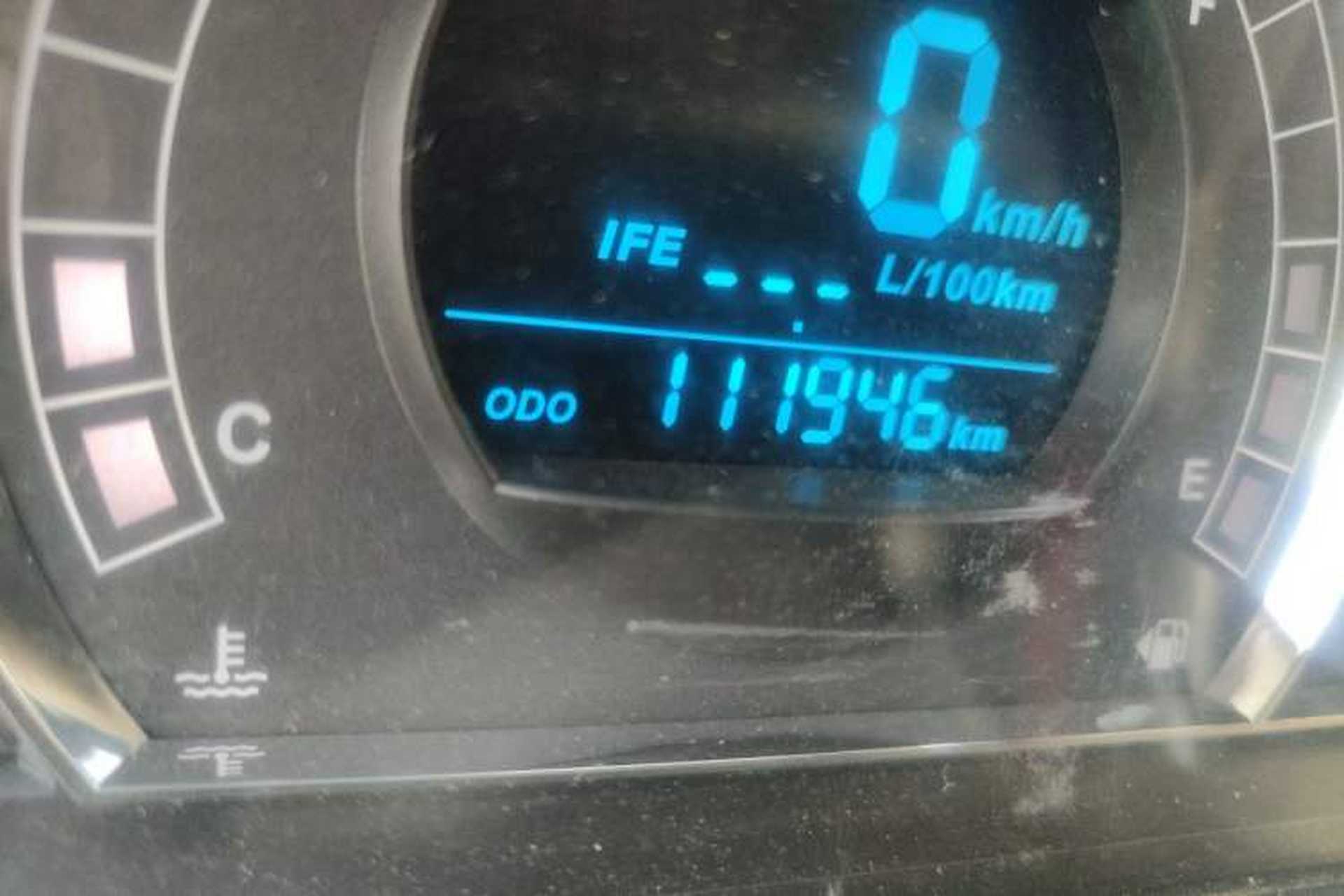 Used Great Wall M4 2012 1.5L Manual Luxury Version Odometer Close Up