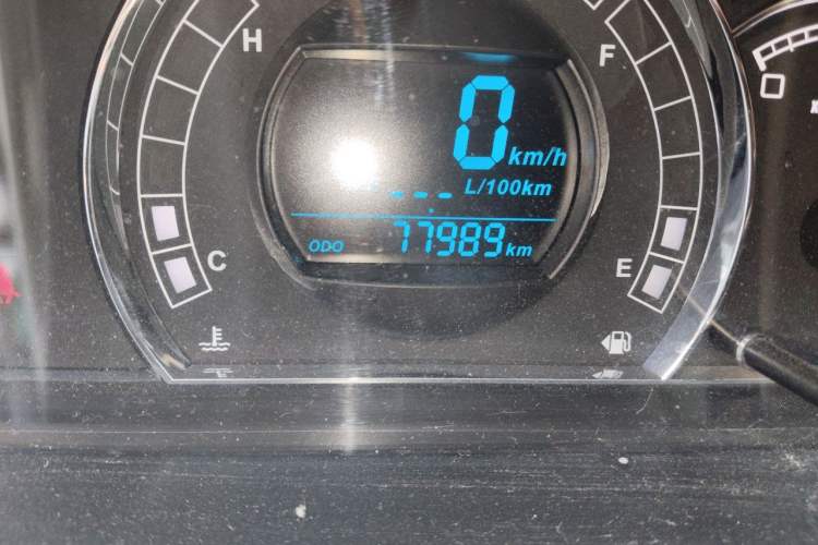 Used Great Wall M4 2012 1.5L Manual Luxury Version Odometer Close Up