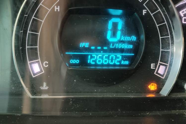 Used Great Wall M4 2012 1.5L Manual Luxury Version Odometer Close Up