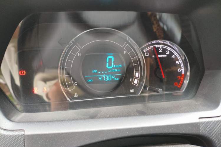 Used Great Wall M4 2012 1.5L Manual Luxury Version Odometer Close Up