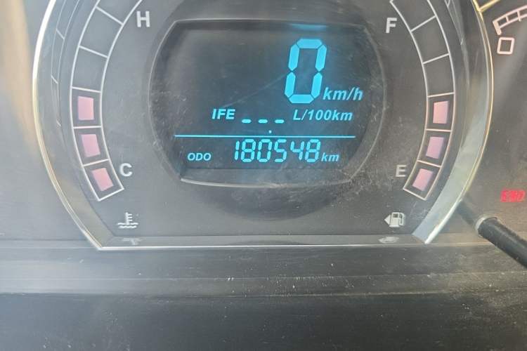 Used Great Wall M4 2012 1.5L Manual Comfort Version Odometer Close Up