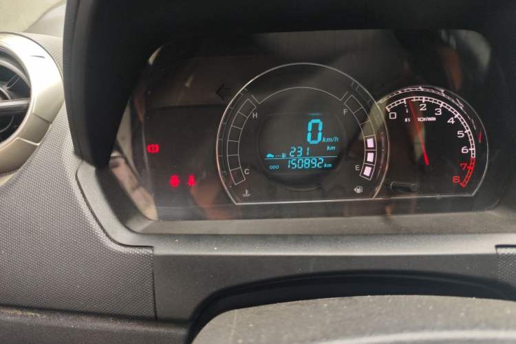 Used Great Wall M4 2012 1.5L Manual Comfort Version Odometer Close Up
